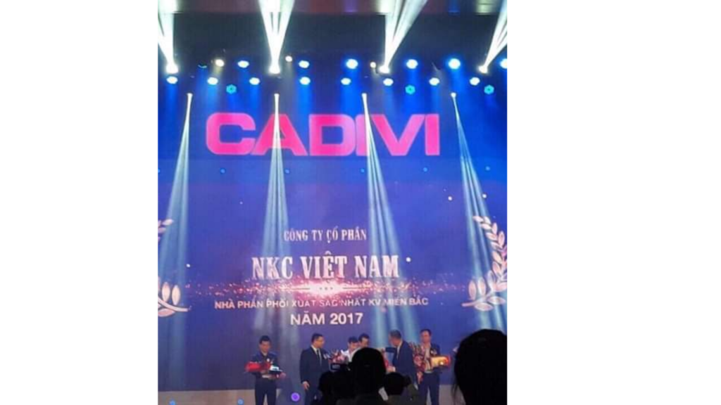 Công ty cổ phần NKC Việt Nam - Nhà Phân Phối Xuất Sắc Nhất Khu Vực Miền Bắc Năm 2017