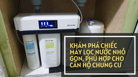 Khám phá chiếc máy lọc nước nhỏ gọn, phù hợp cho căn hộ chung cư