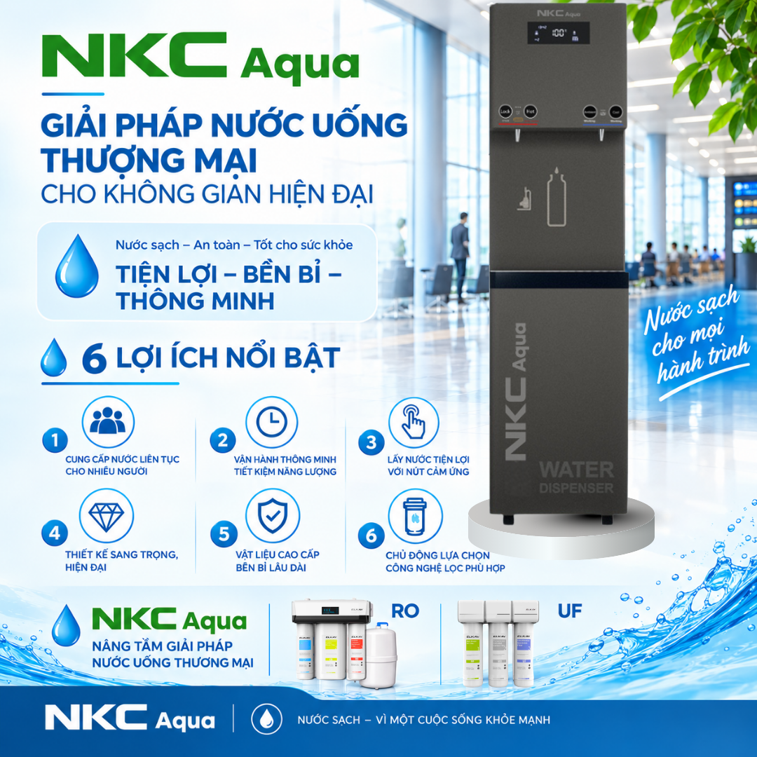 NKC AQUA – Mảnh ghép mới trong hệ sinh thái giải pháp nước NKC